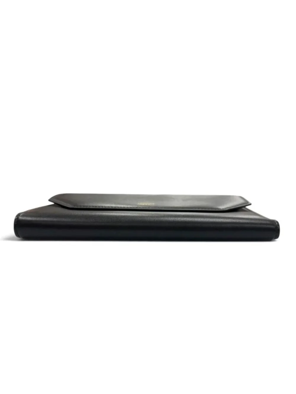 Balenciaga Envelope Leather Wallet Black Gold